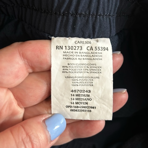 Lee Navy Blue Athletic Skort - Picture 4 of 5